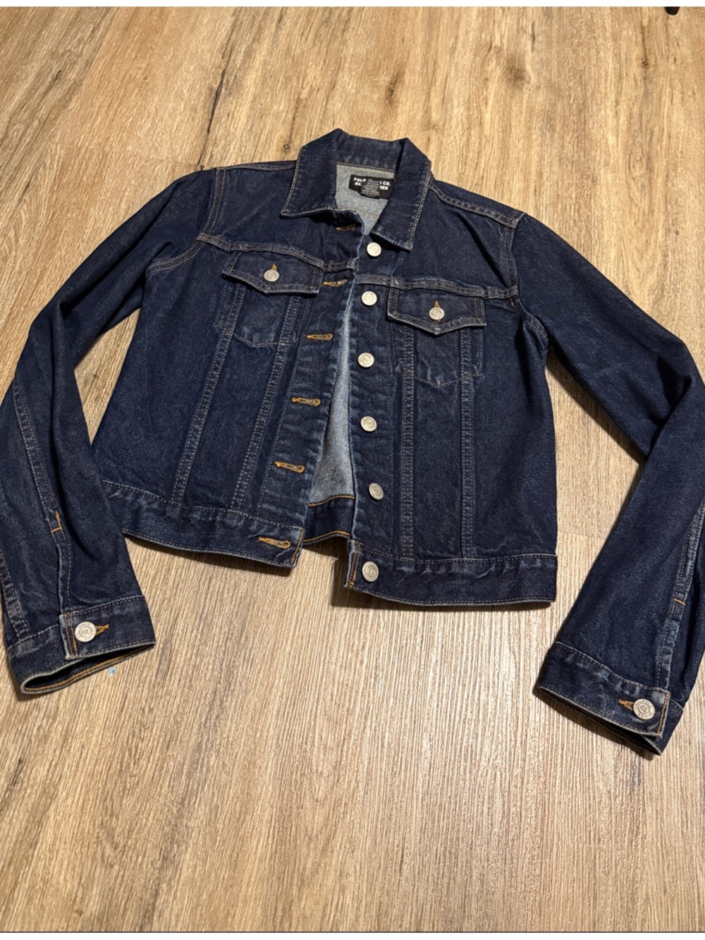 NWOT Polo Jeans Co by Ralph Lauren Dark Blue Denim Jean Jacket